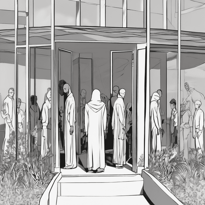 Waiting for the lobby to approve their existence.